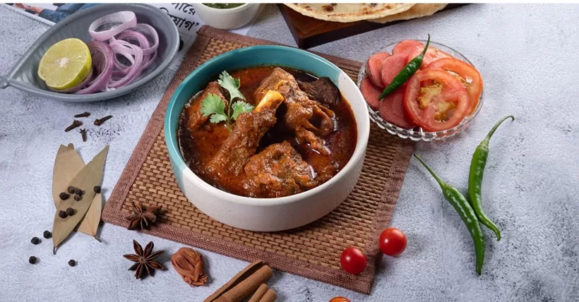 Kolkata's Signature Mutton Kasha Curry in Gurugram Gurgaon.